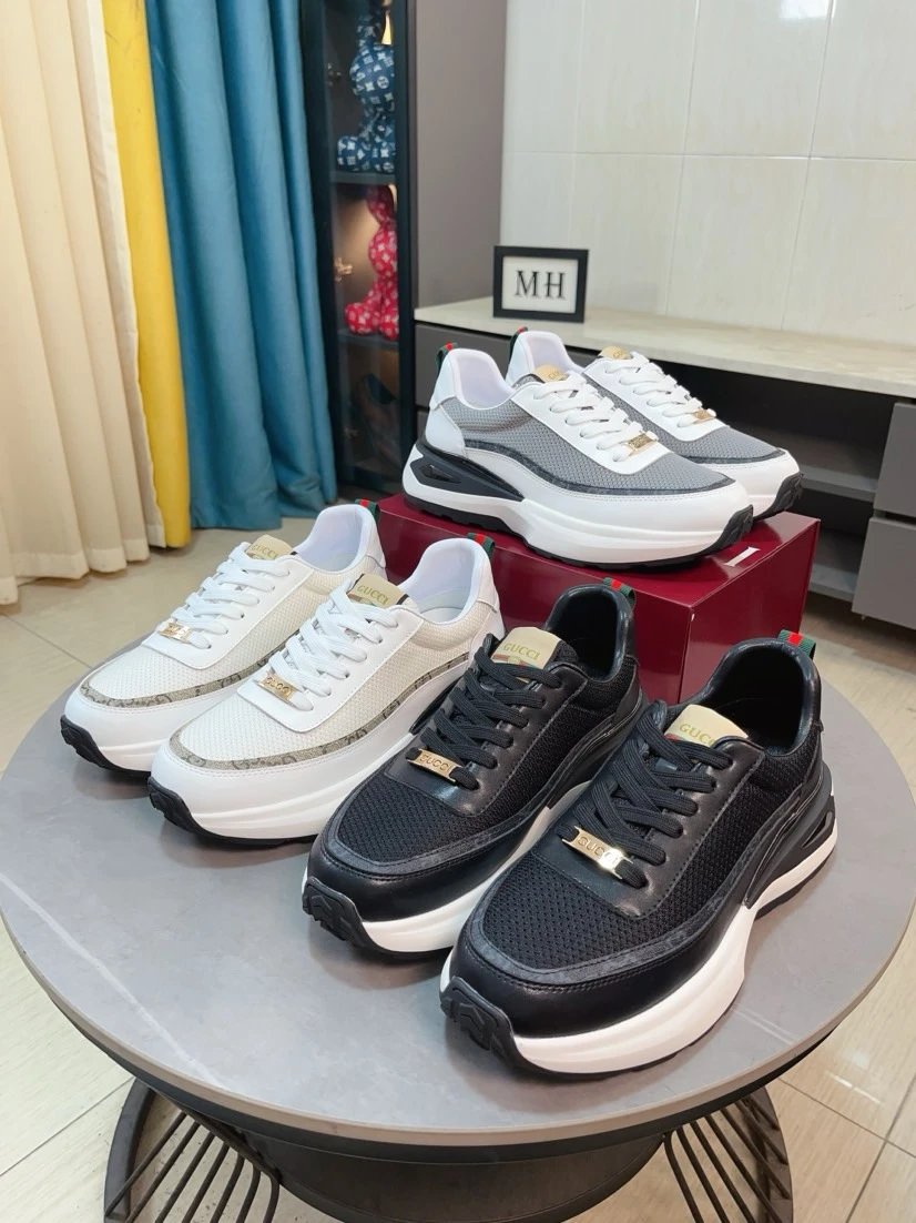 Gucci Mesh Sneakers Lightweight Breathable Fashion Shoes  