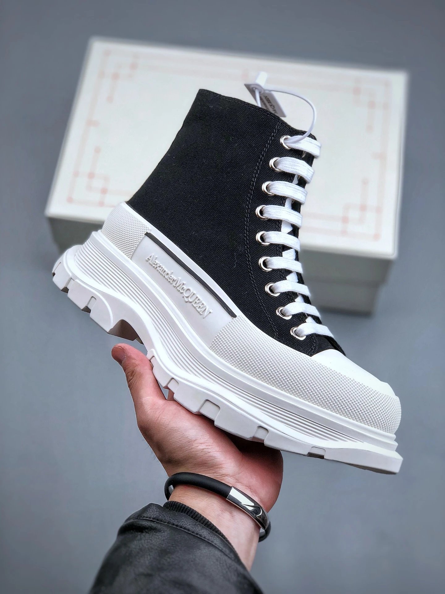 Alexander McQueen Chunky Sole High Top Sneakers