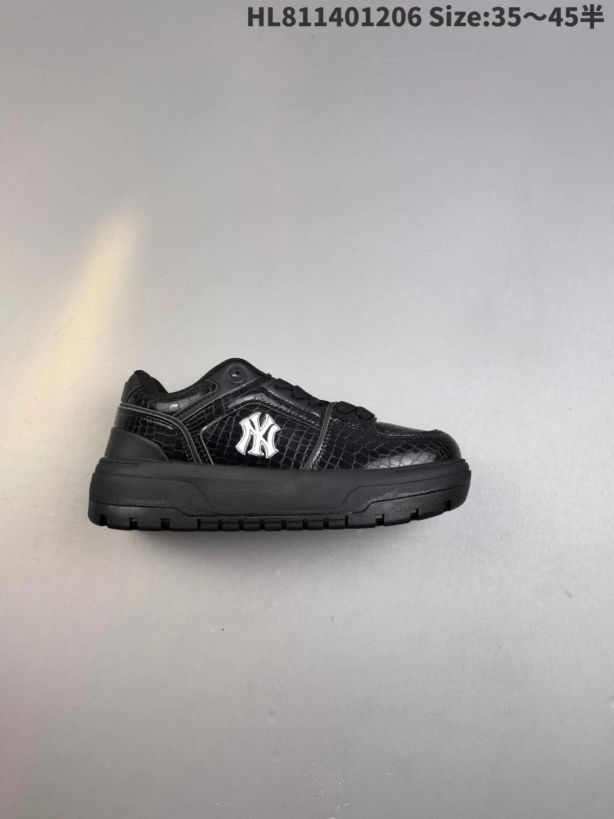 MLB Black Crocodile Pattern Casual Sneakers HL811401206