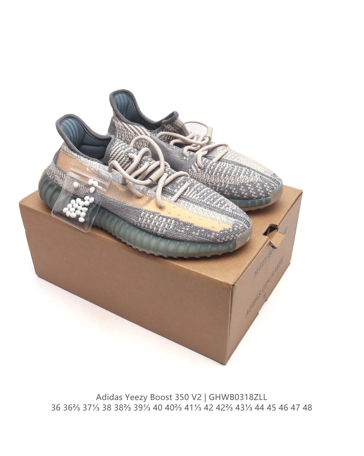 Adidas Yeezy Boost 350 V2 GHW0318ZLL Knit Sneakers