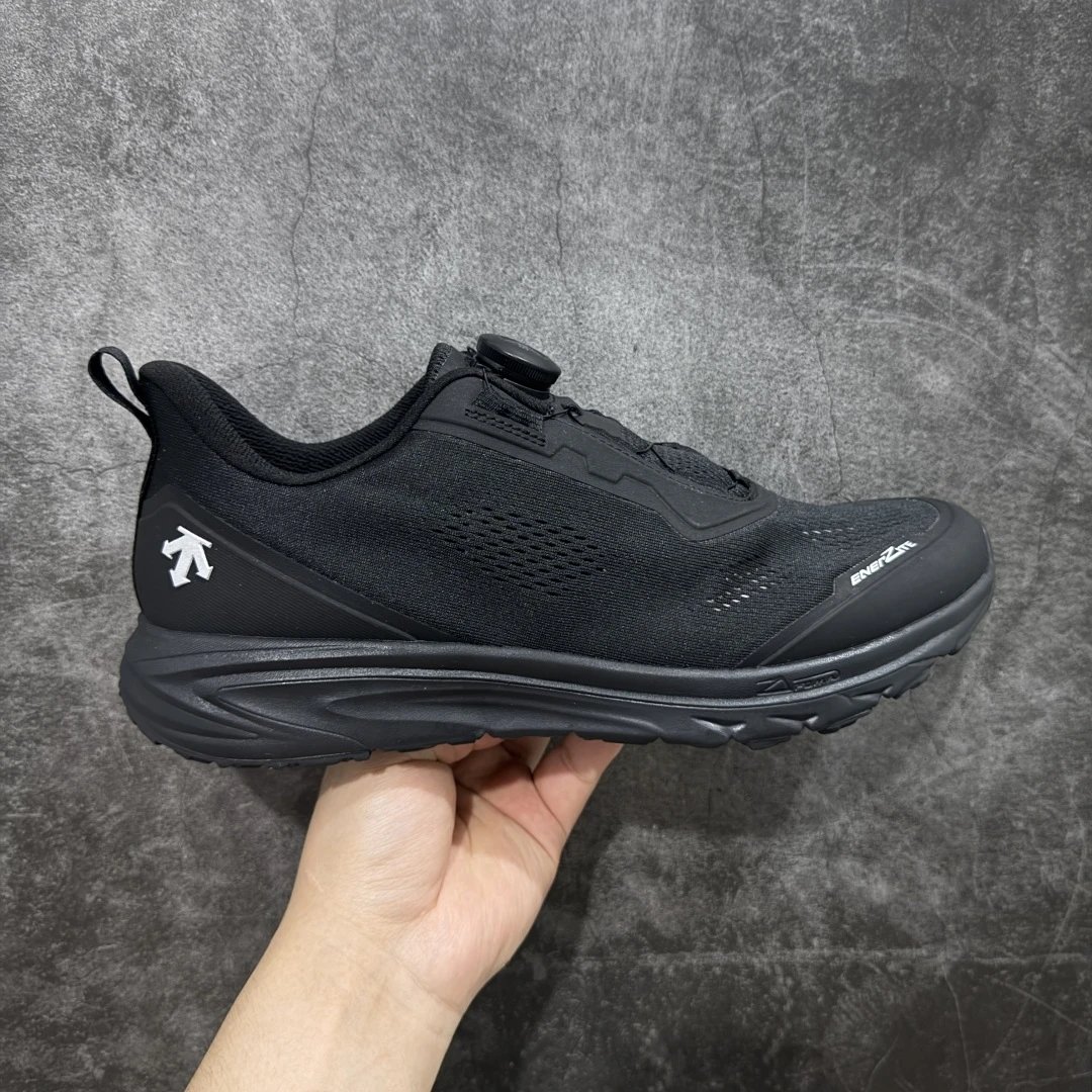 DESCENTE Men’s Trail Running Shoes ENERZZA Cushion Black