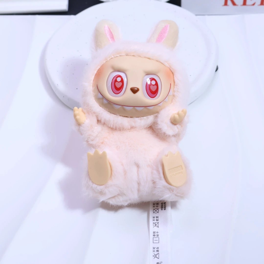 Toys Labubu Pink Bunny Plush Collectible Figure