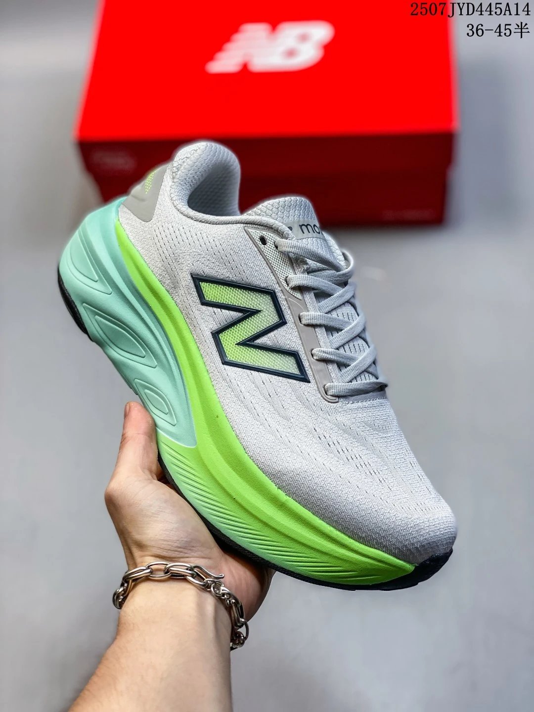 New Balance Gray Green Lightweight Running Shoes