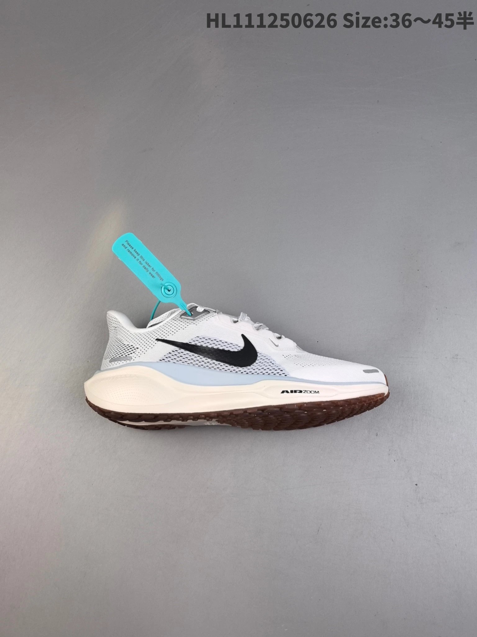 Nike Air Zoom White Running Shoes Lightweight Mesh Sneakers