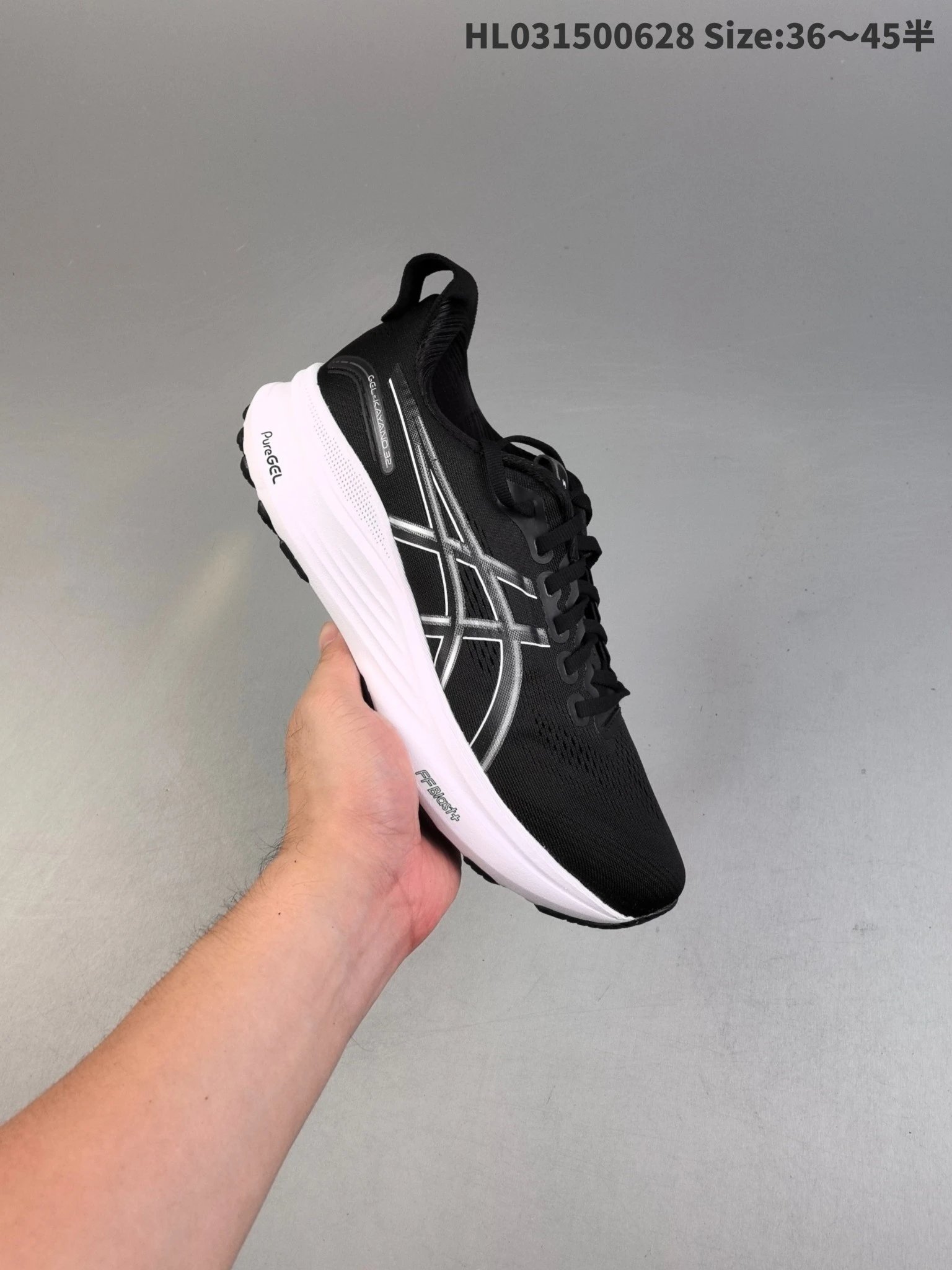 ASICS Gel Cushion Men’s Running Shoes Black 36–45