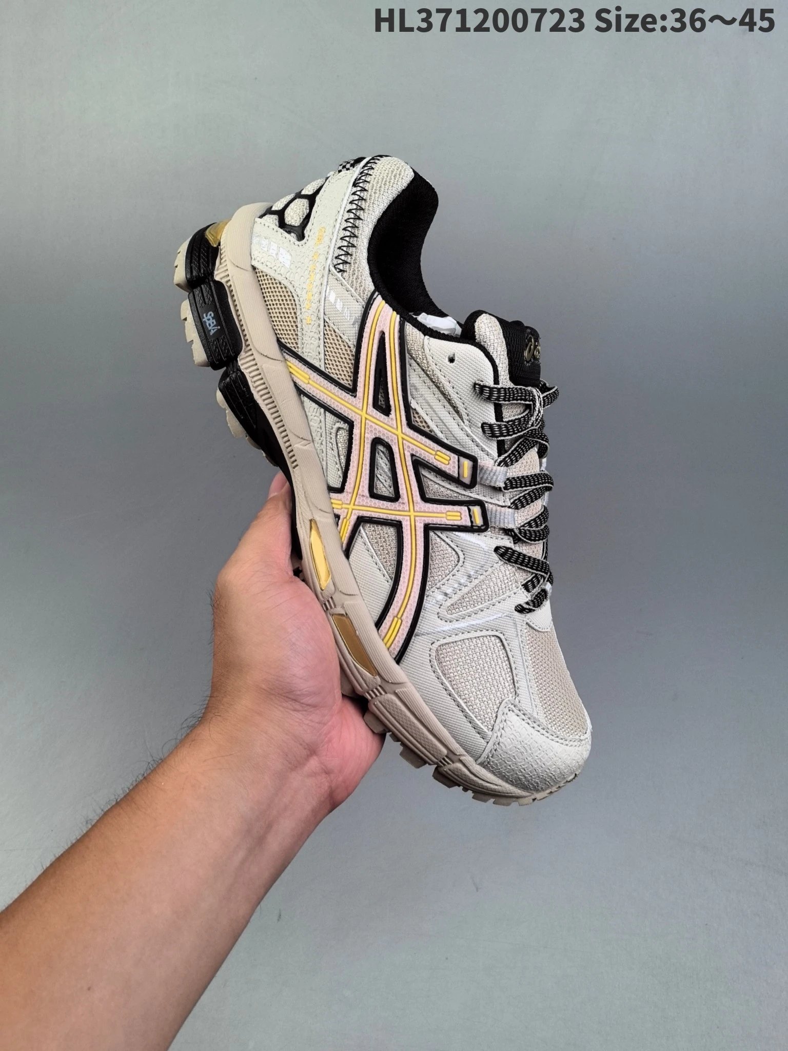 ASICS HL371200723 Mesh Running Shoes Unisex Lightweight Trainers