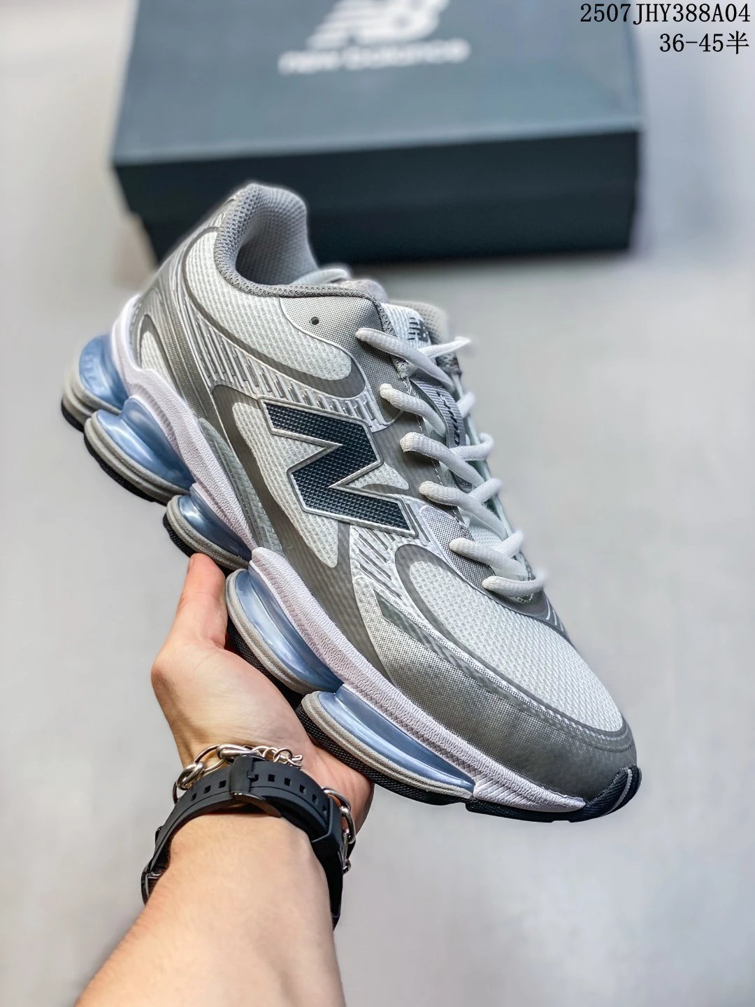 New Balance Men’s Gray Running Shoes Mesh Cushion 45