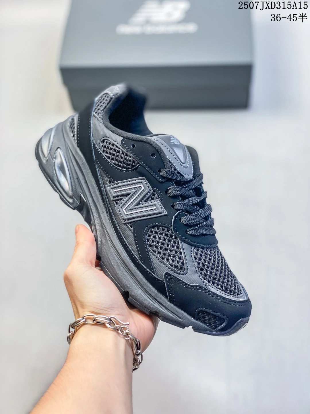 New Balance Men’s Gray Black Running Shoes Sneakers 36–45