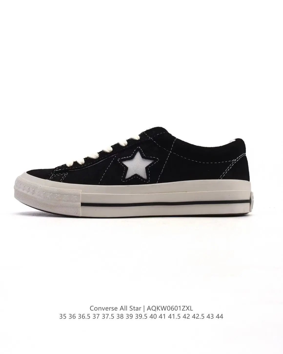 Converse All Star Black Suede Low Top Sneakers