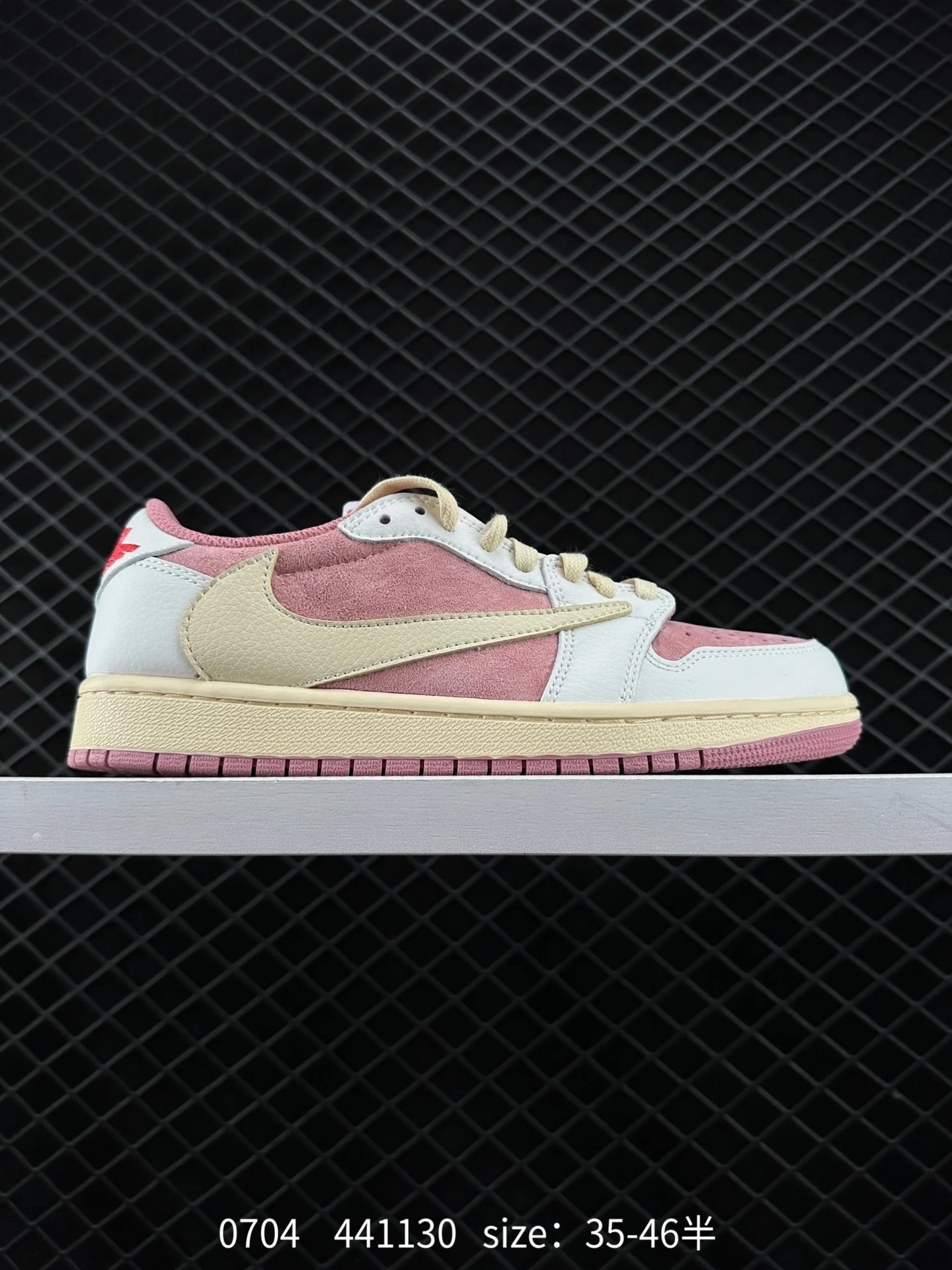 Air Jordan Low Vintage Pink Beige Sneakers Shoes
