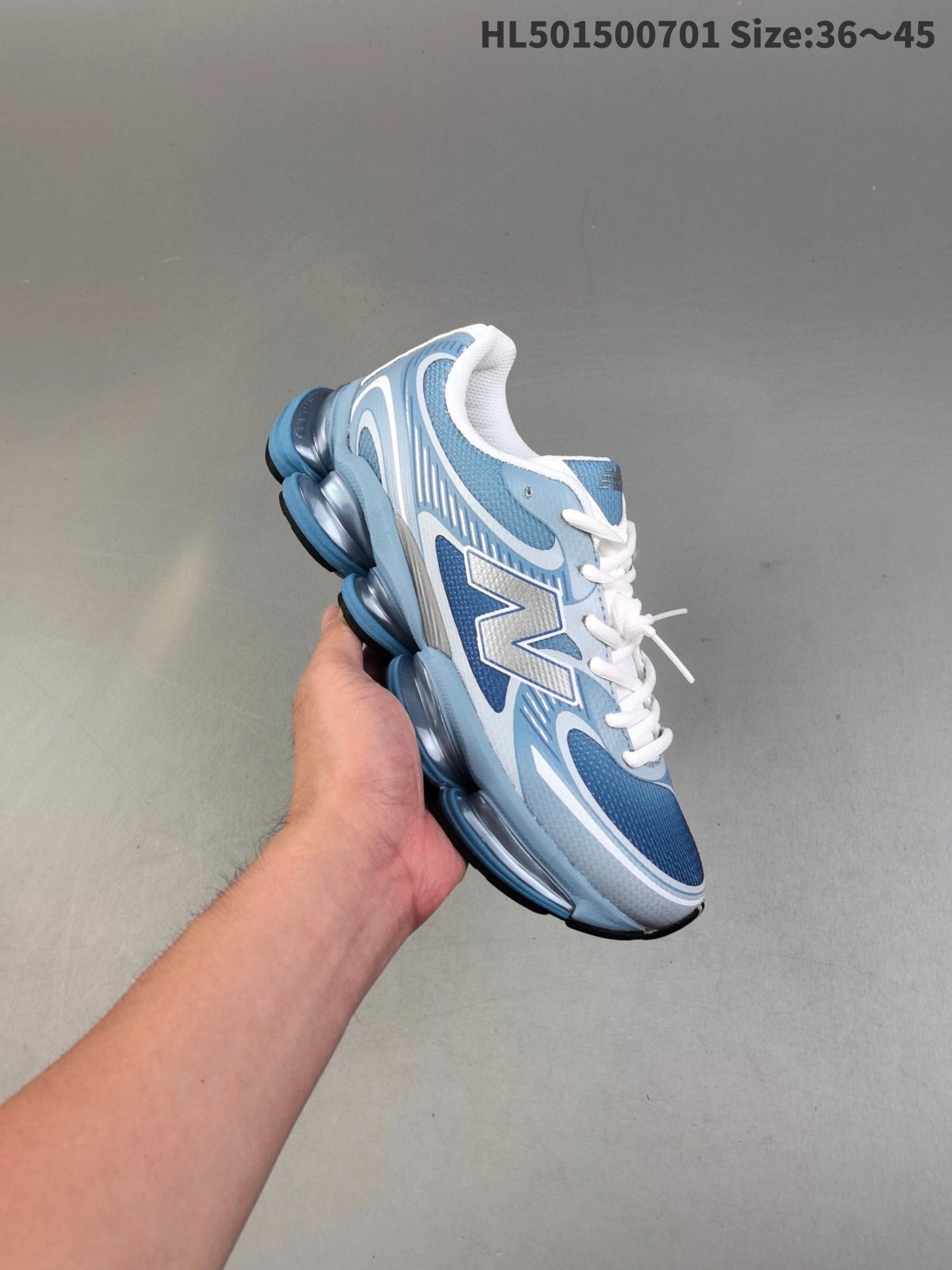 New Balance HL501 Blue Mesh Running Shoes