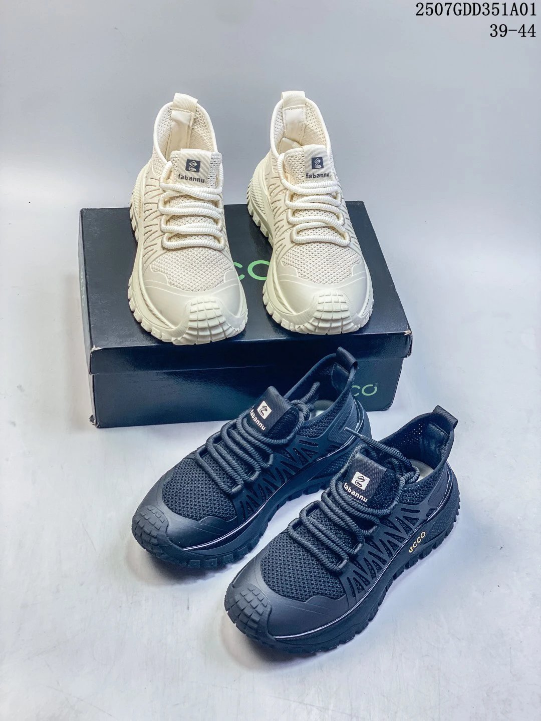 ECCO Men’s Mesh Running Shoes Lightweight Breathable Sneakers