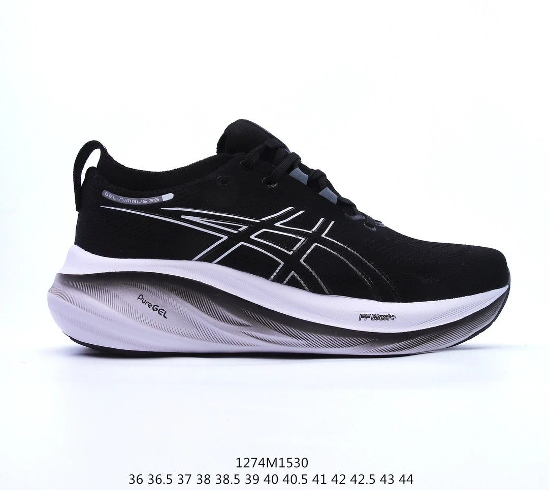 ASICS GEL-NIMBUS 26 Lightweight Running Shoes Black