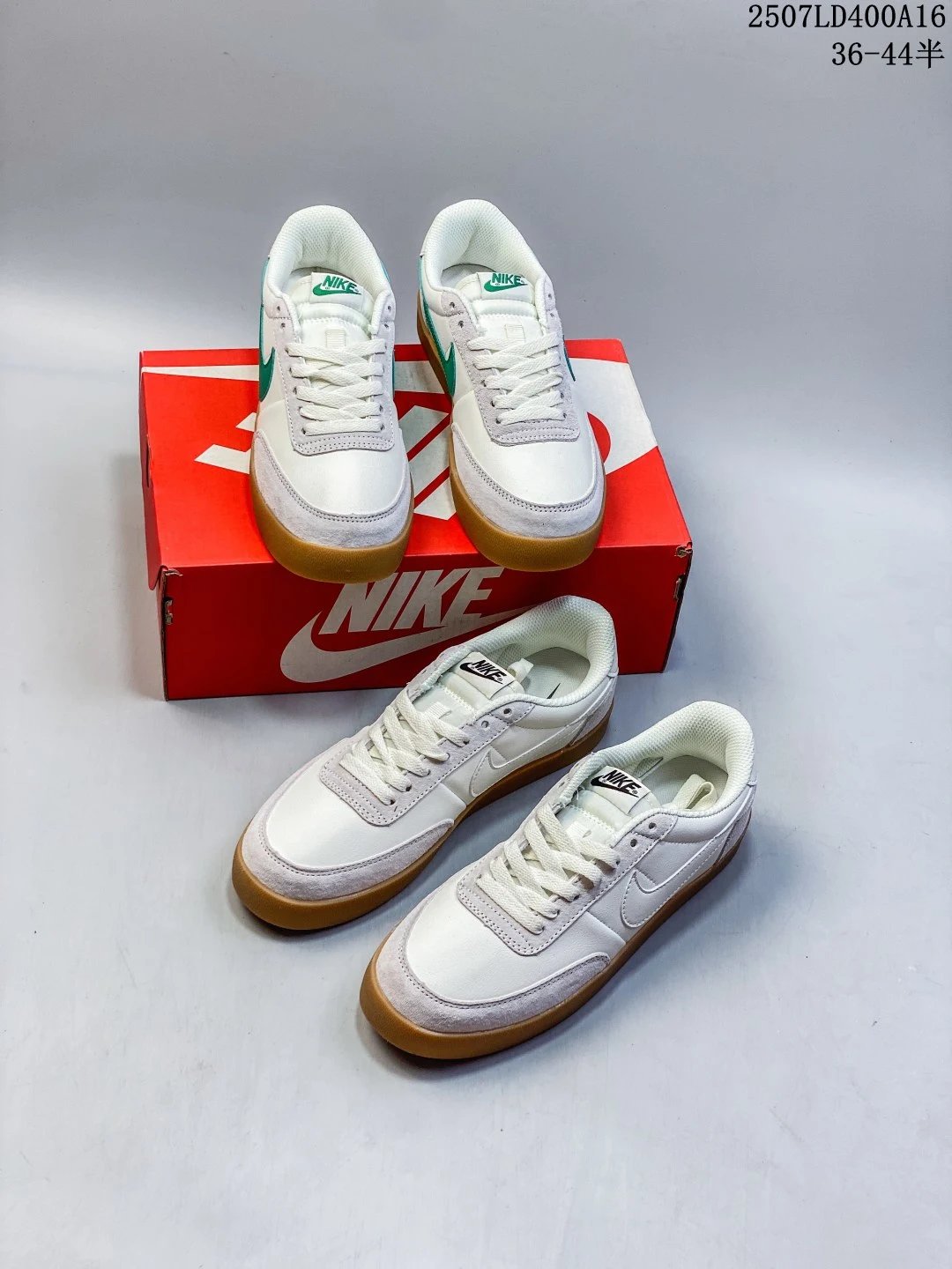 Nike White Casual Sneakers Low Top Gum Sole Shoes