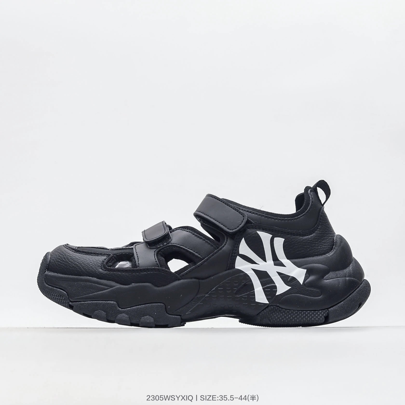 MLB Chunky Black Men’s Sport Sandals Adjustable Breathable Shoes