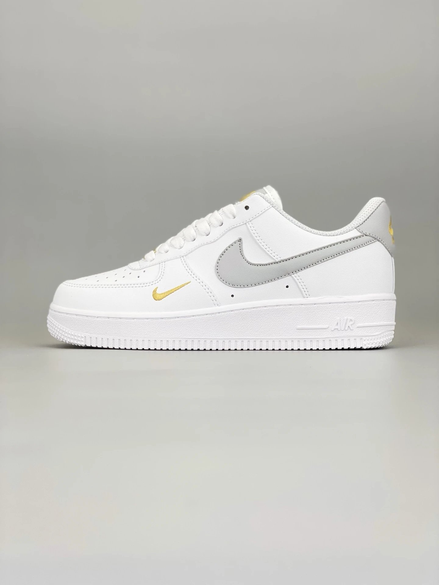 Nike Air Force 1 Black White Leather Sneakers
