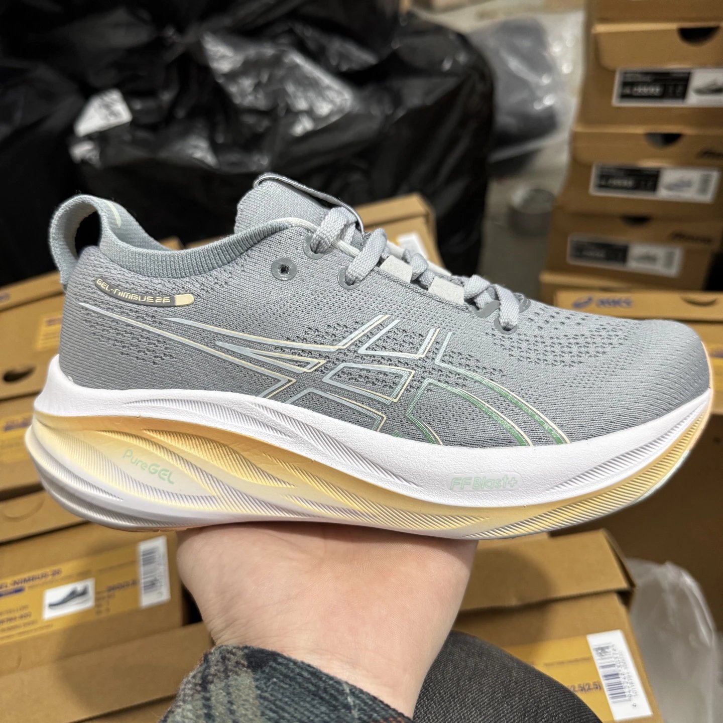 ASICS GEL-NIMBUS 25 Running Shoes Mesh Lightweight Comfort