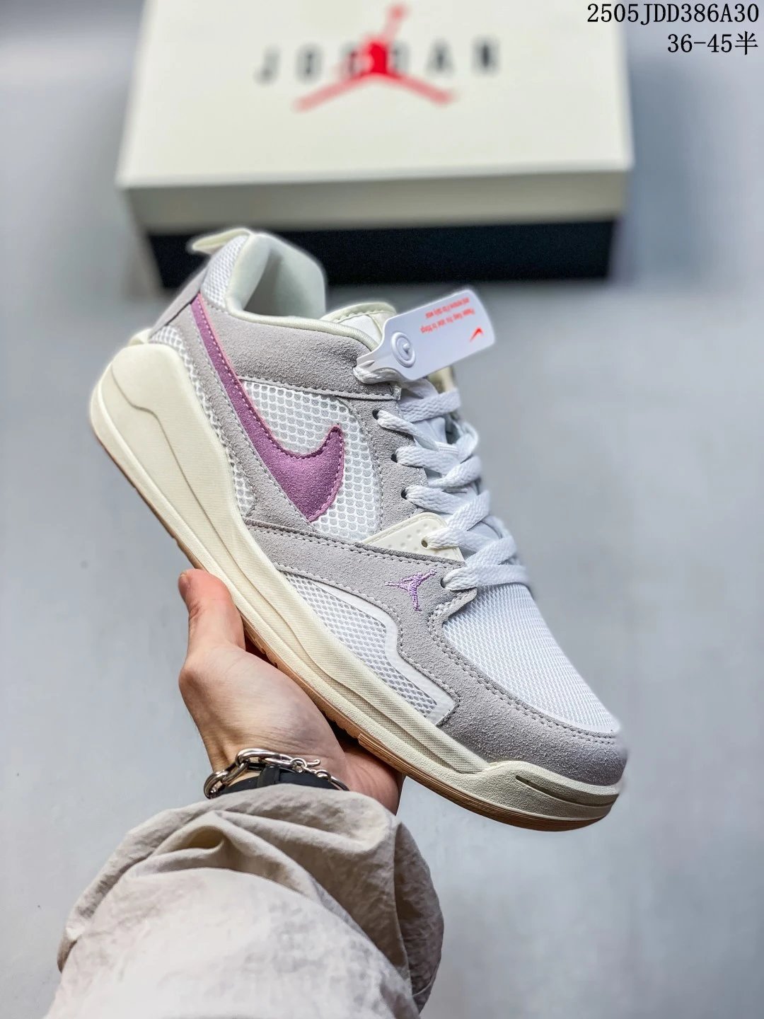 Nike Jordan Lavender Mesh Casual Sneakers 36–45
