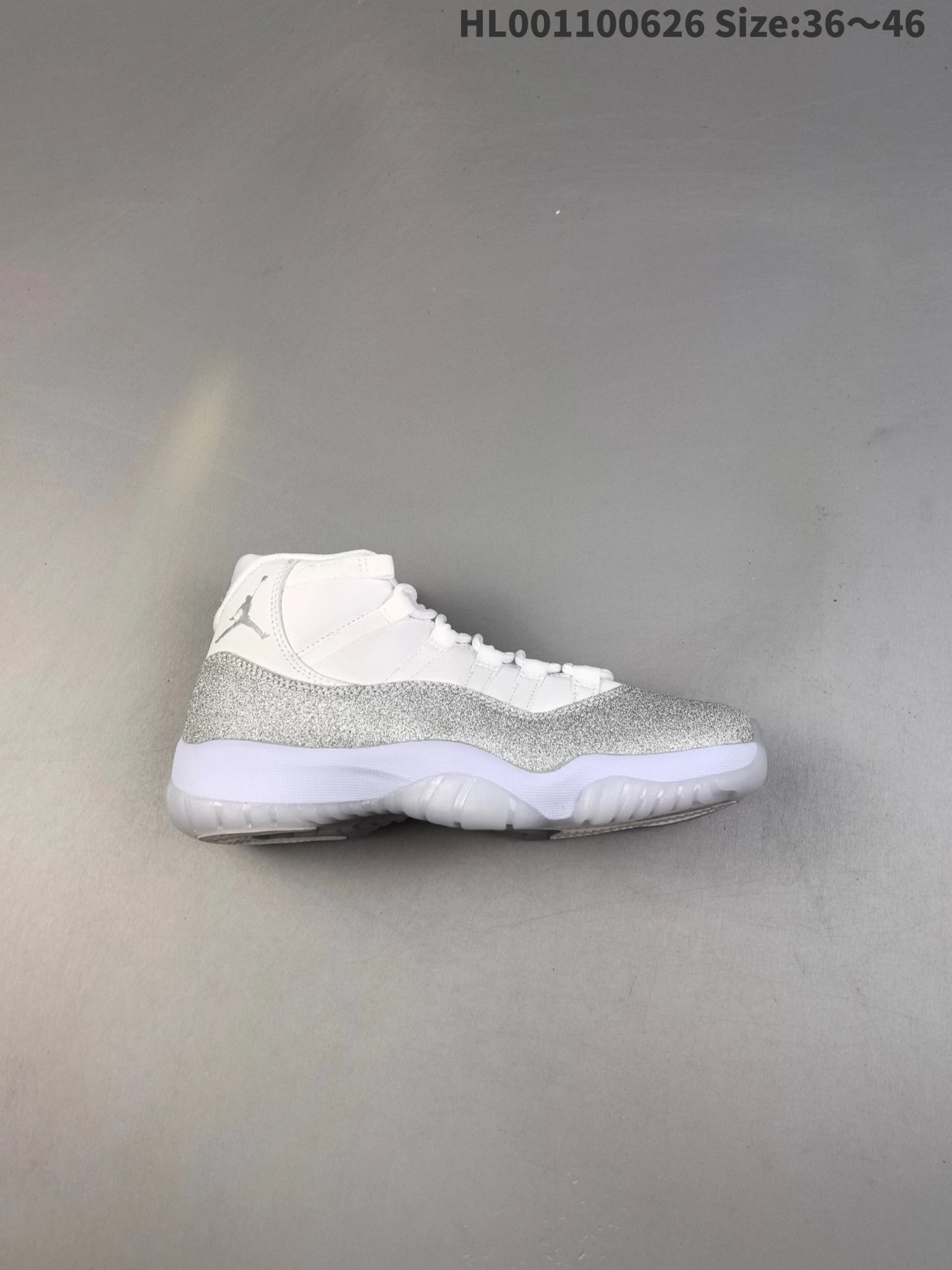 Air Jordan Glitter White High Top Sneakers HL001100626