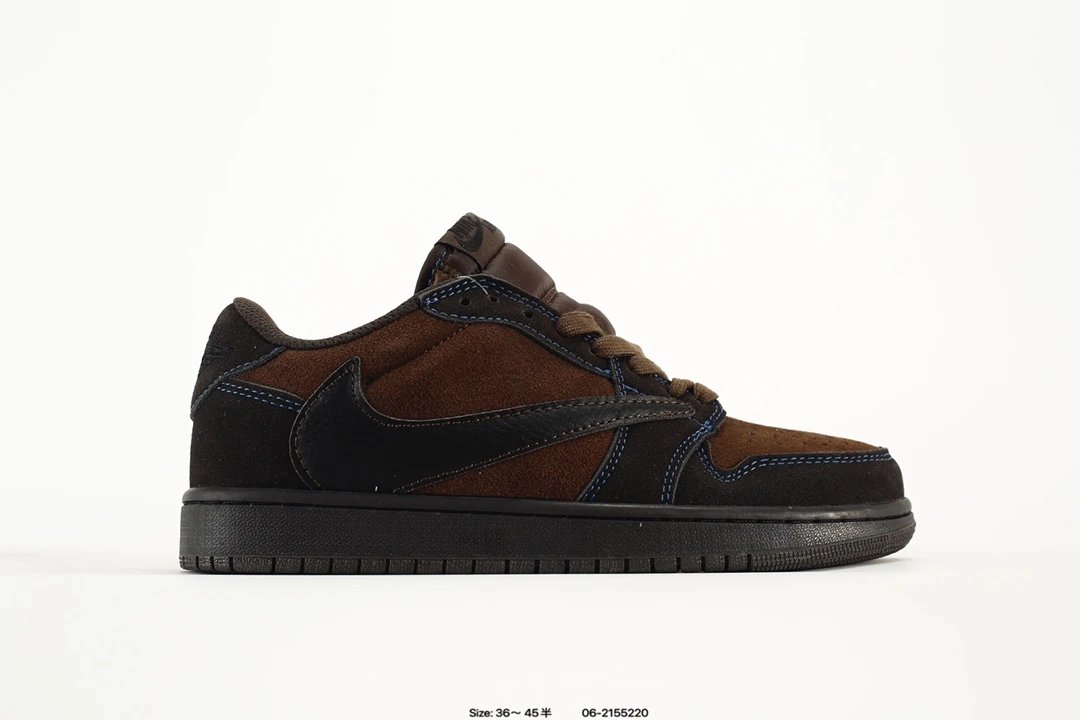 Air Jordan Low Brown Black Suede Sneakers 36–45
