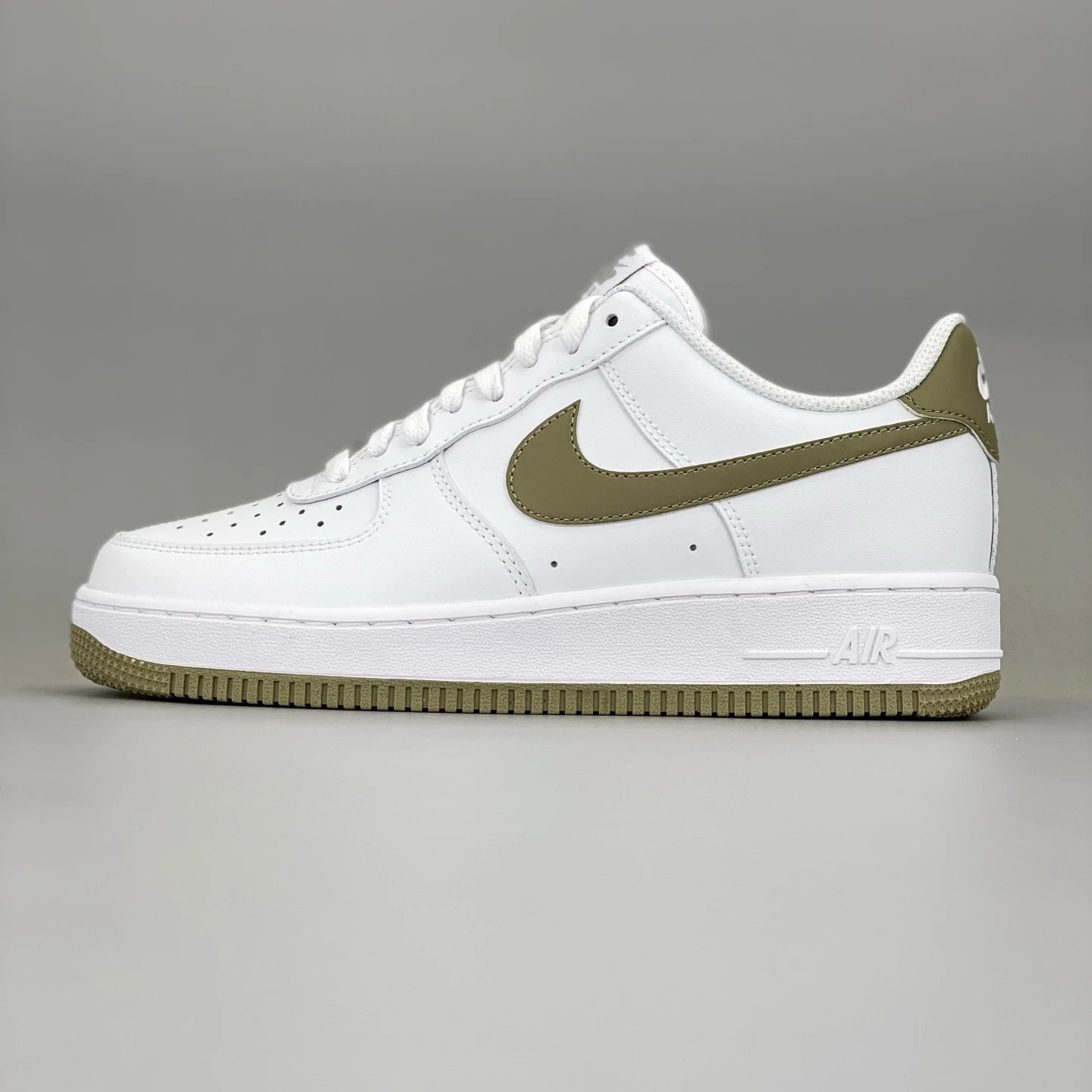 Nike Air Force 1 Low White Olive Sneakers