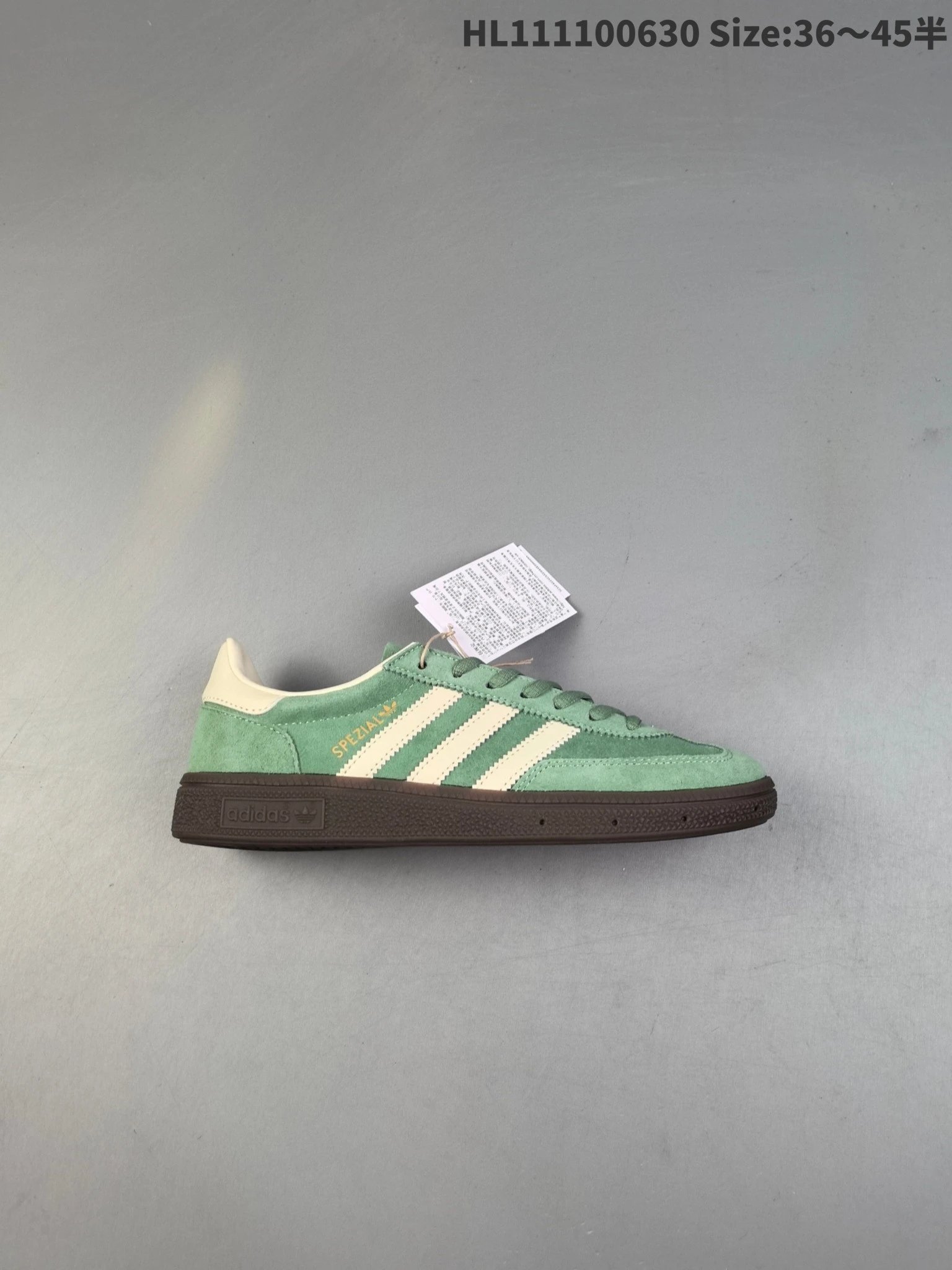 Adidas Spezial Green Suede Retro Sneakers Shoes