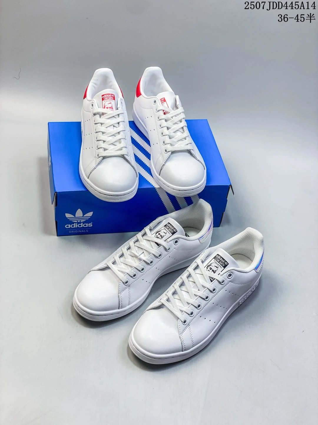 Adidas Originals White Leather Casual Sneakers