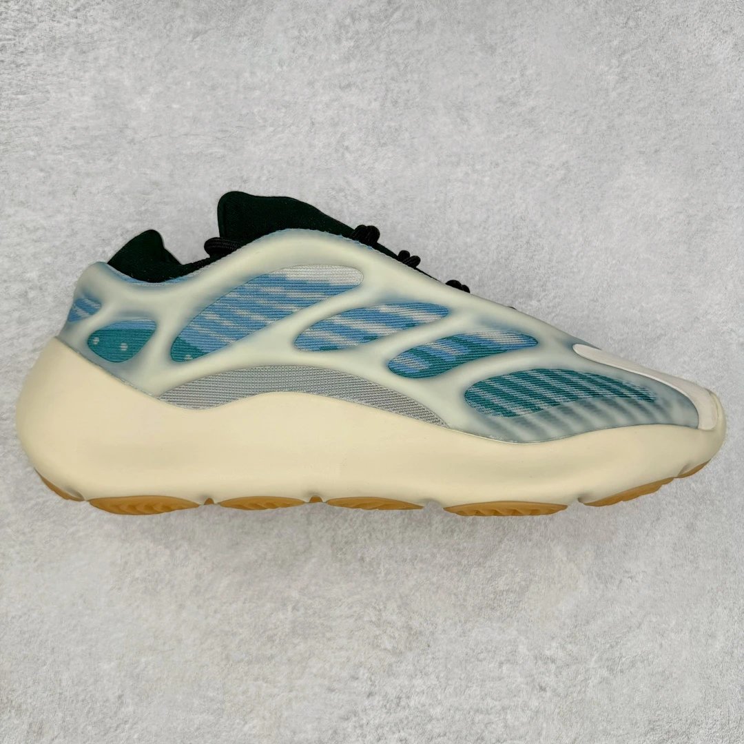 Yeezy Glow Mesh Futuristic Running Sneakers