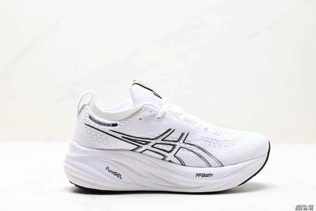 ASICS Gel-Nimbus 25 White Running Shoes