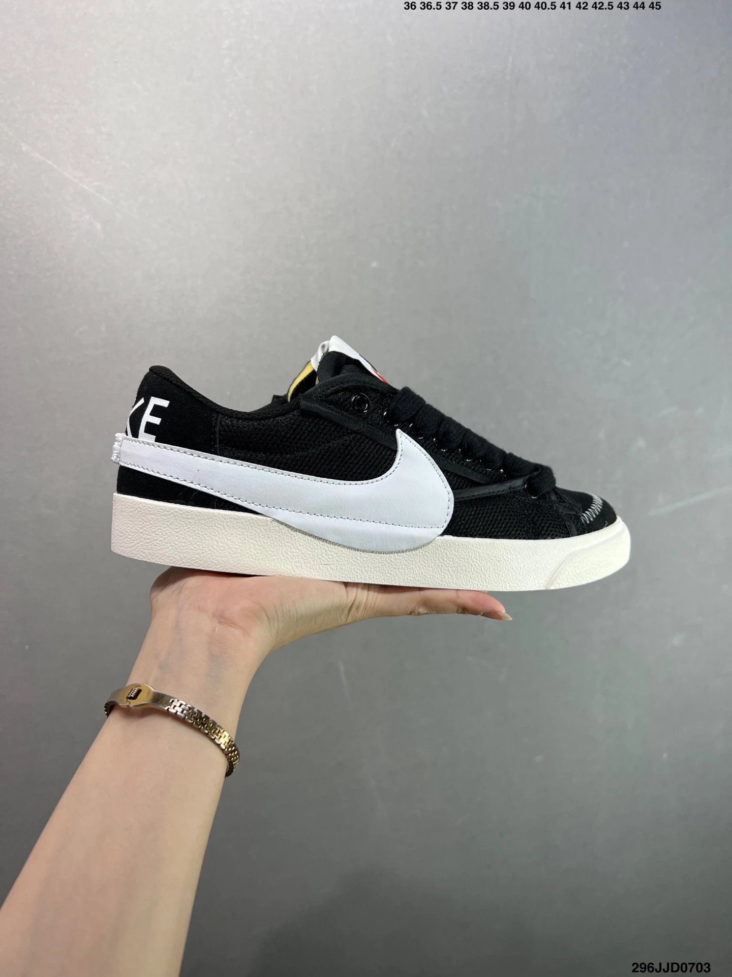 Nike Blazer Low Black White Casual Sneakers