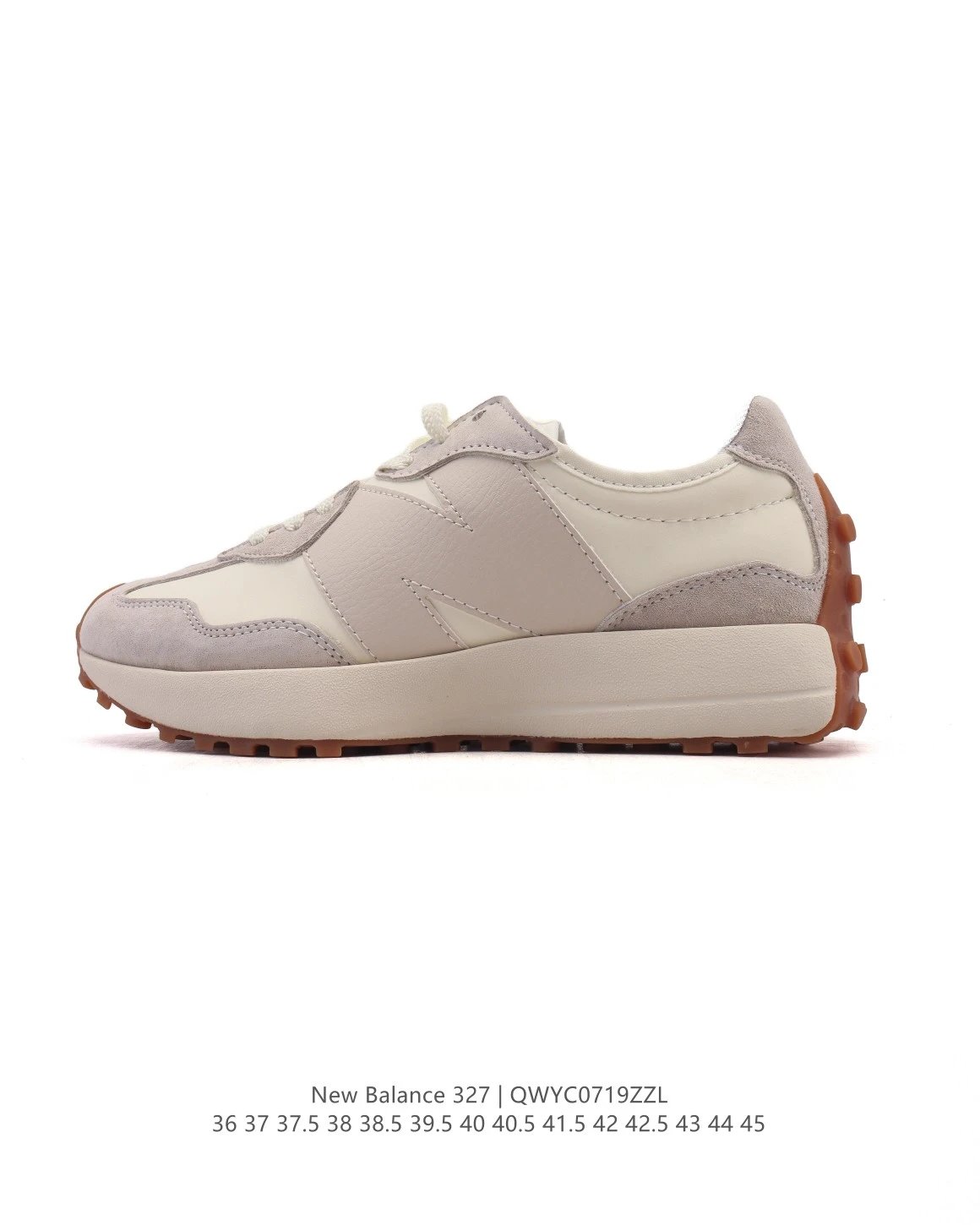 New Balance 327 Retro Leather Suede Sneakers