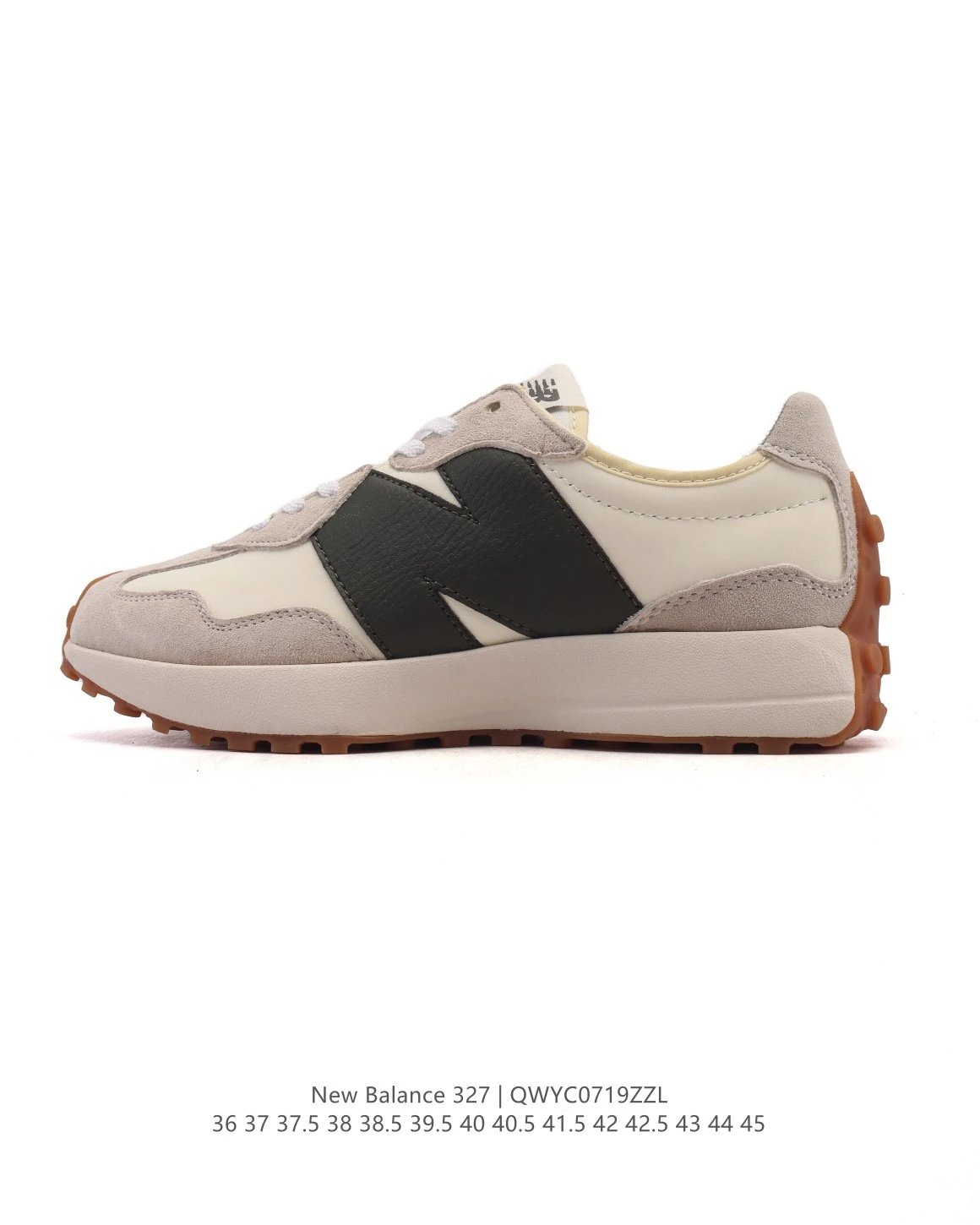 New Balance 327 Retro Suede Nylon Running Sneakers