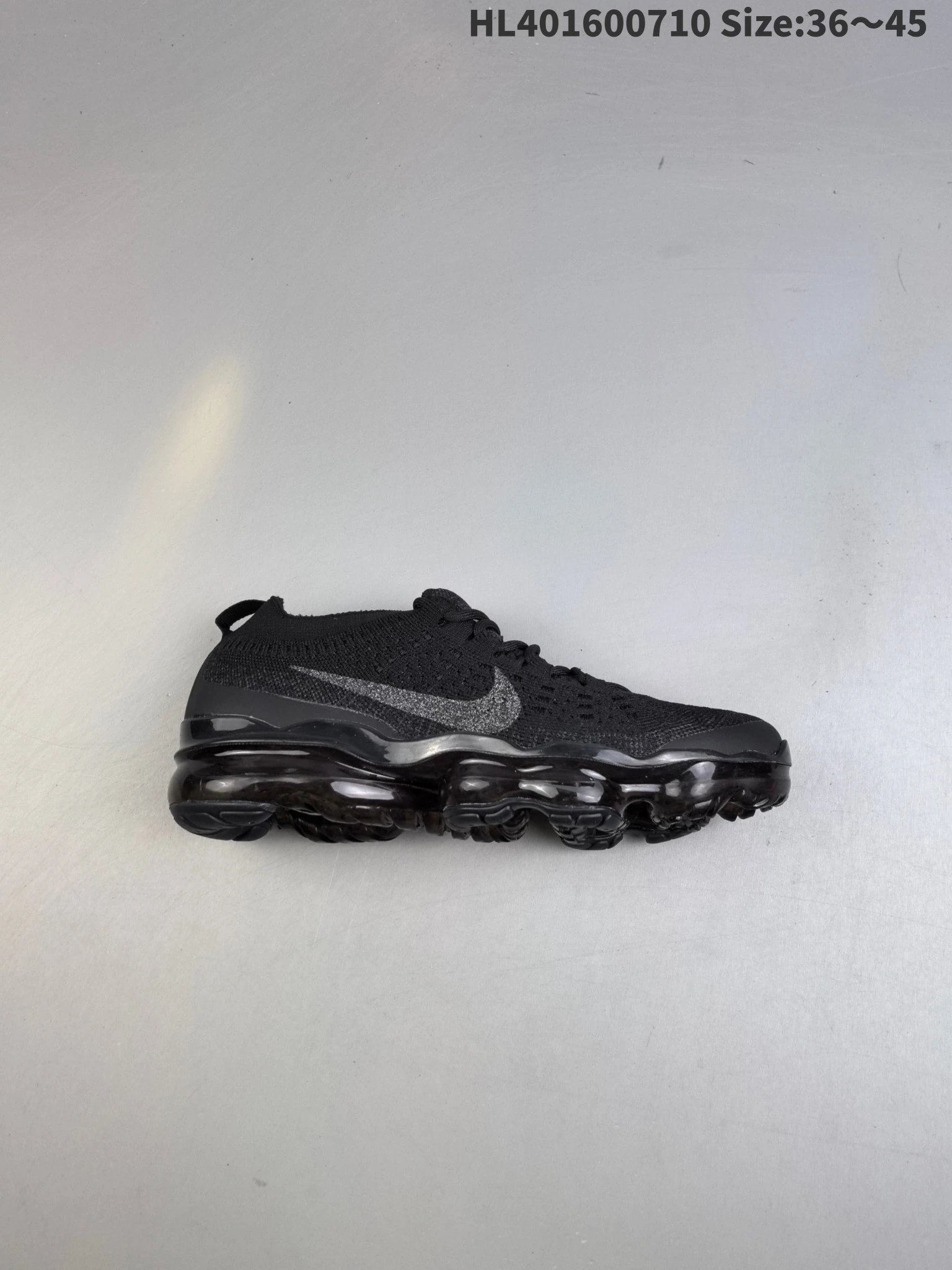 Nike Air VaporMax Flyknit Black Running Shoes
