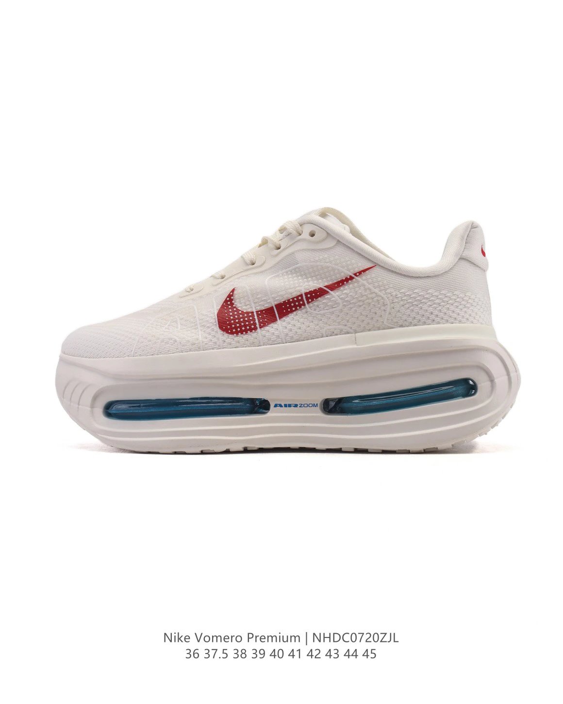 Nike Vomero Premium White Red Running Shoes