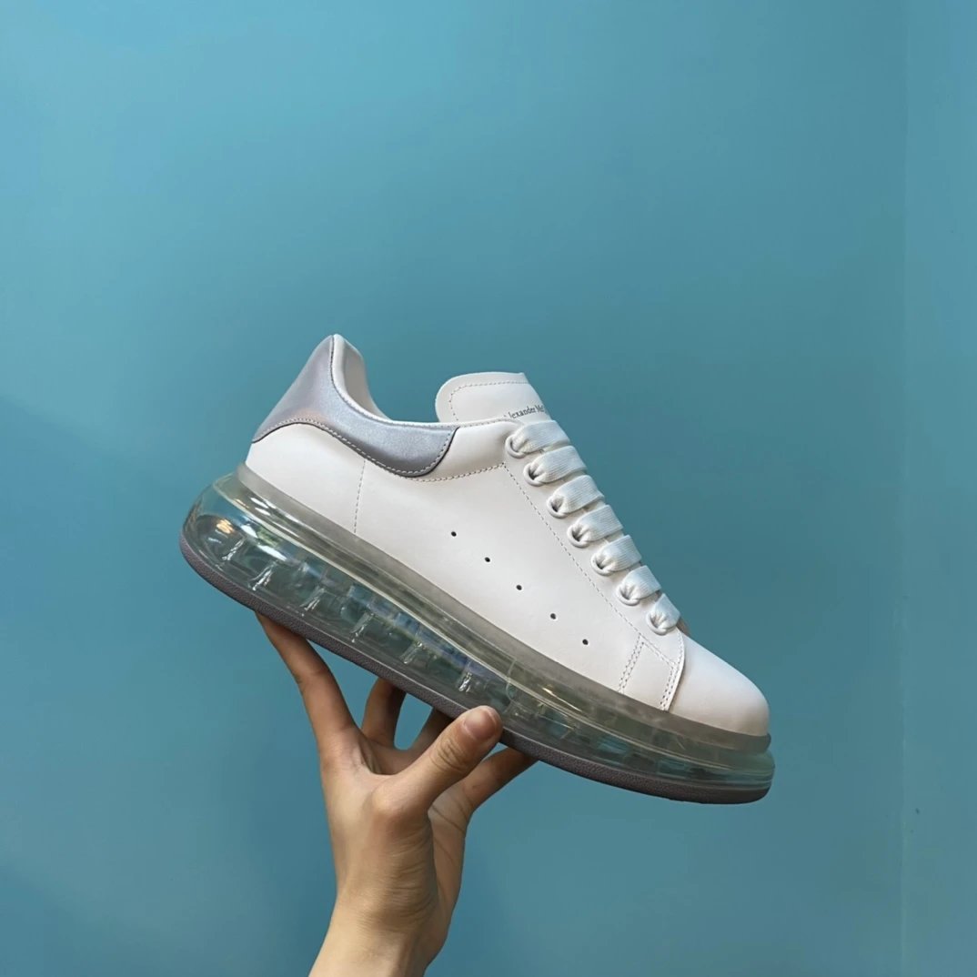Alexander McQueen Air Sole White Leather Sneakers