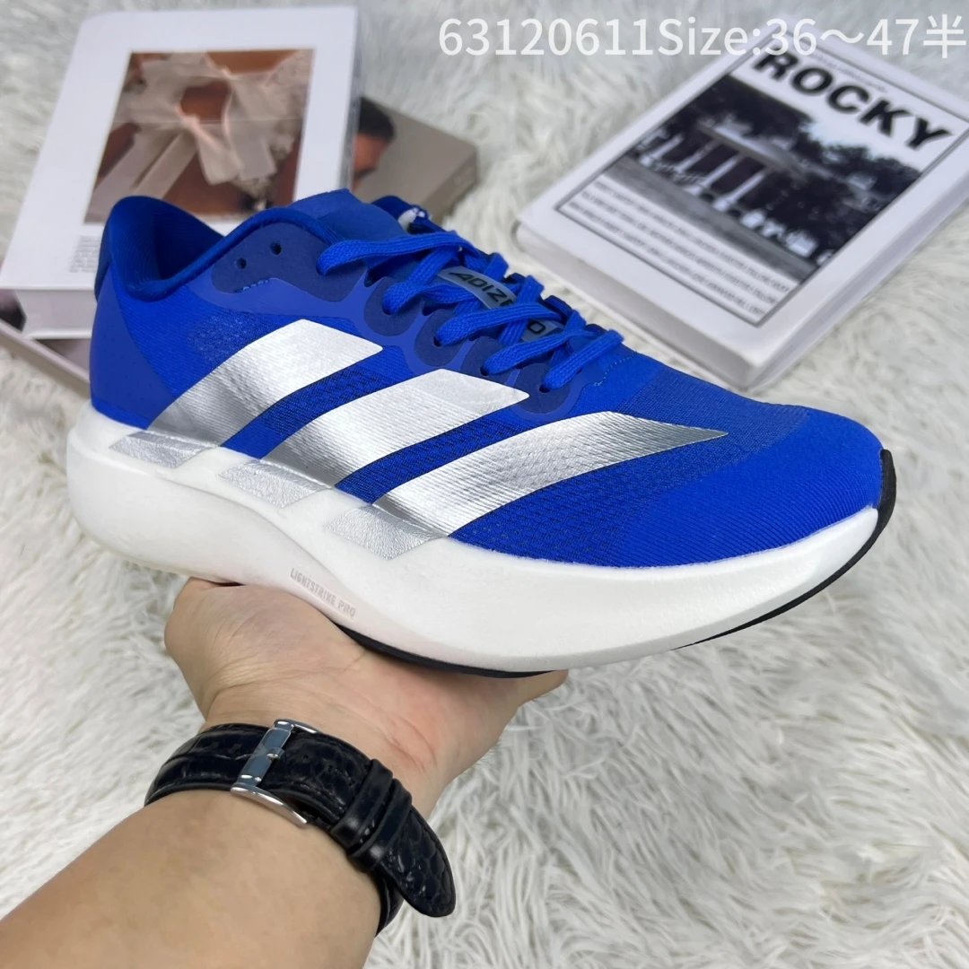 Adidas Lightweight Pro Blue Silver Running Shoes