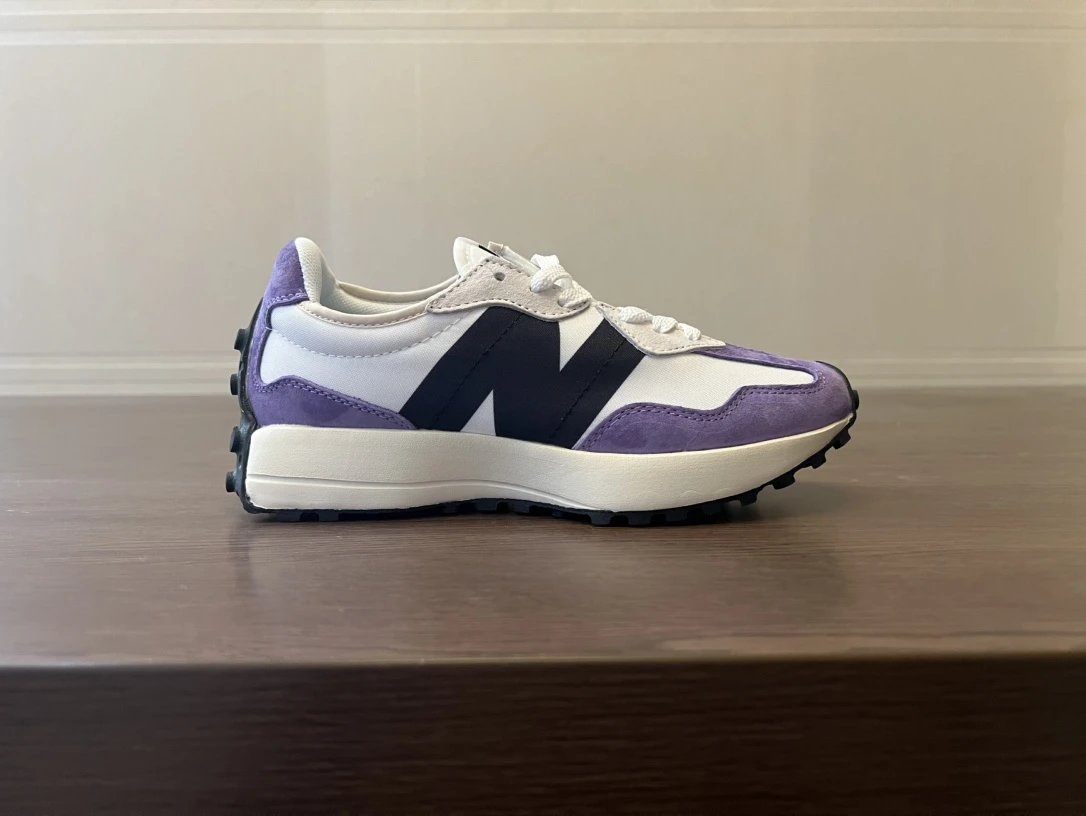 New Balance Retro Purple White Running Shoes