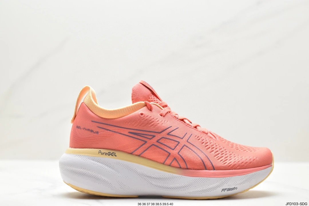 ASICS Gel-Nimbus PureGEL Coral Pink Running Shoes
