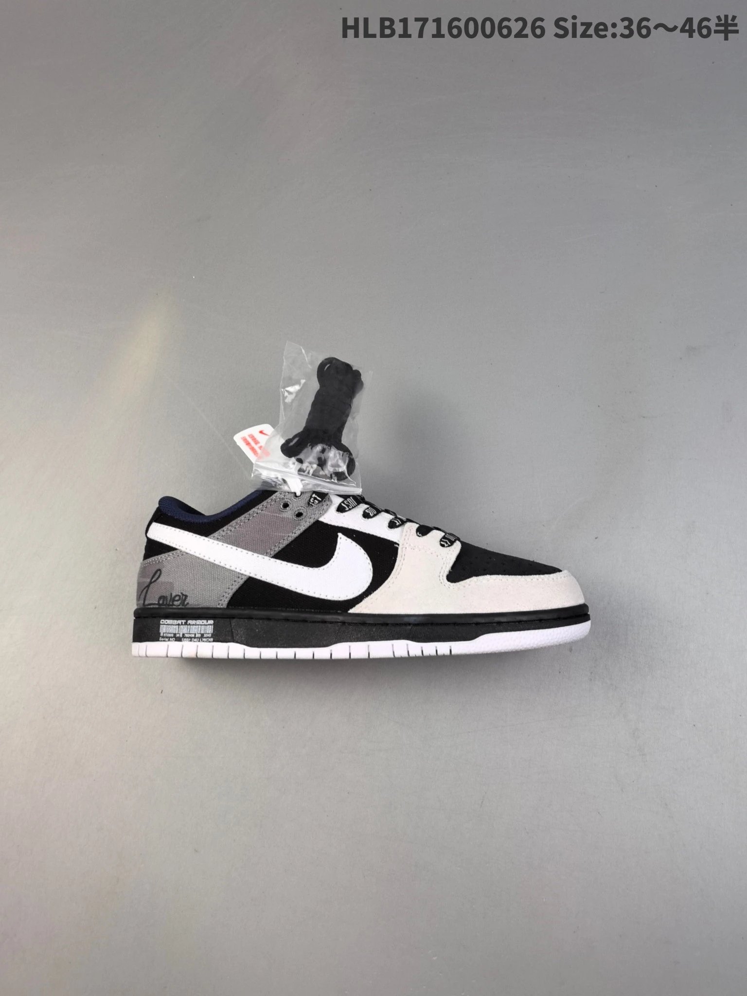 Nike Skate Low Shoes Black White Style 36–46