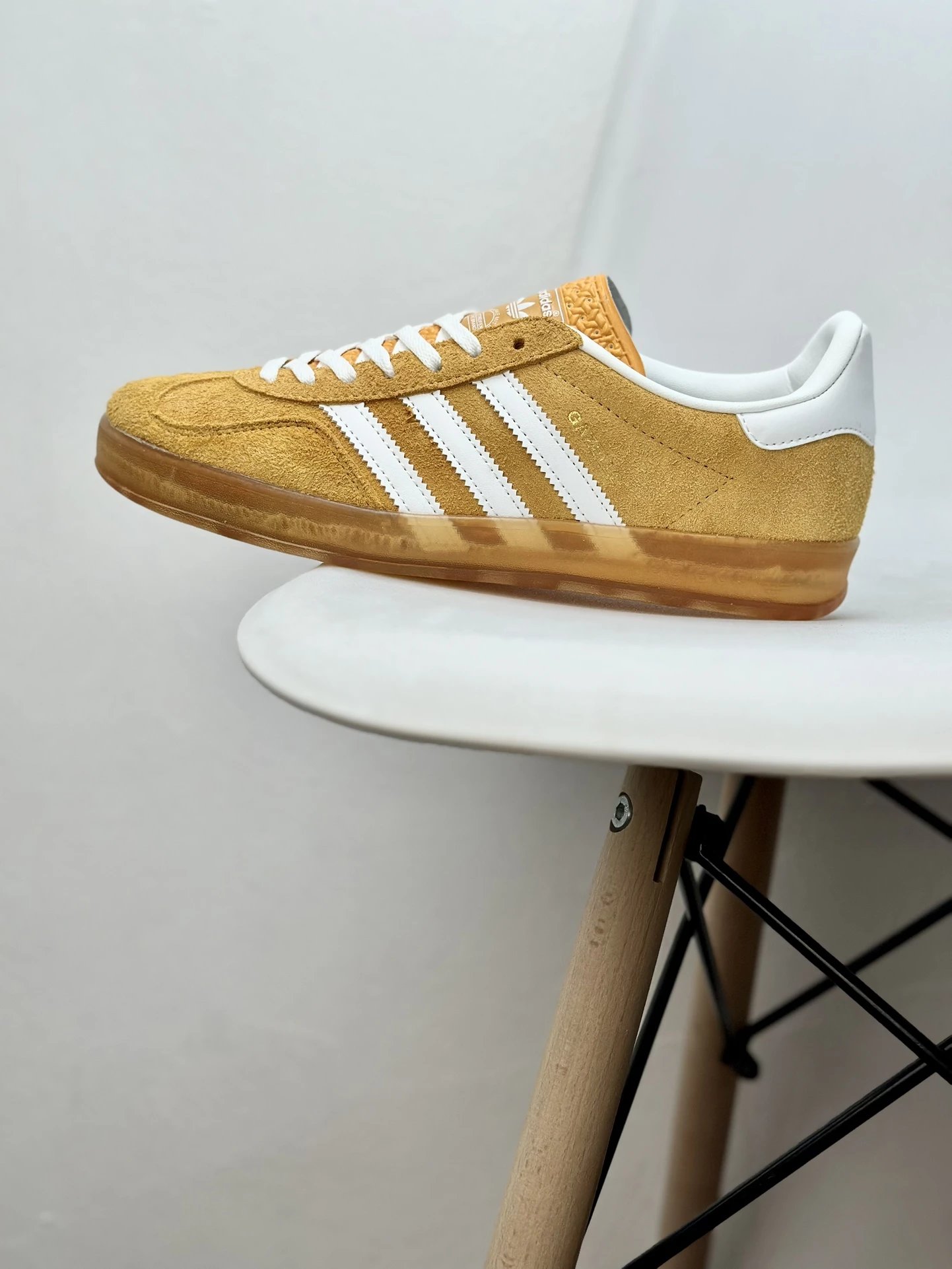 Adidas Men’s Suede Retro Yellow Sneakers Casual Shoes