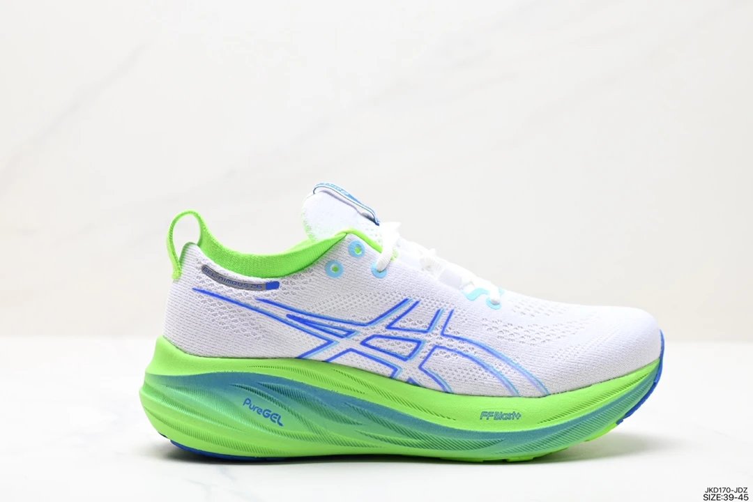 ASICS PureGEL FF Blast+ Black Green Running Shoes