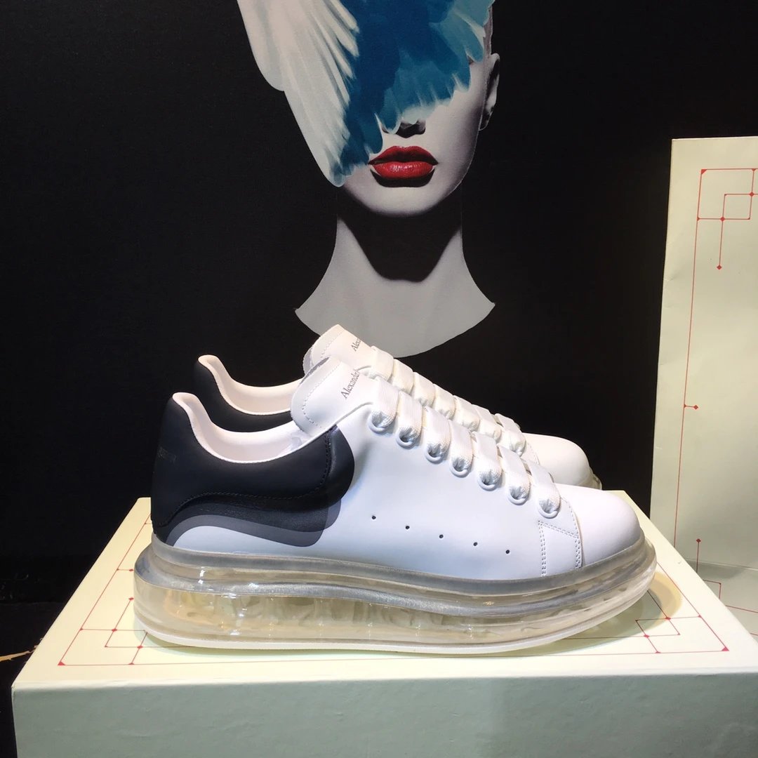 Alexander McQueen Oversized White Leather Sneakers Men