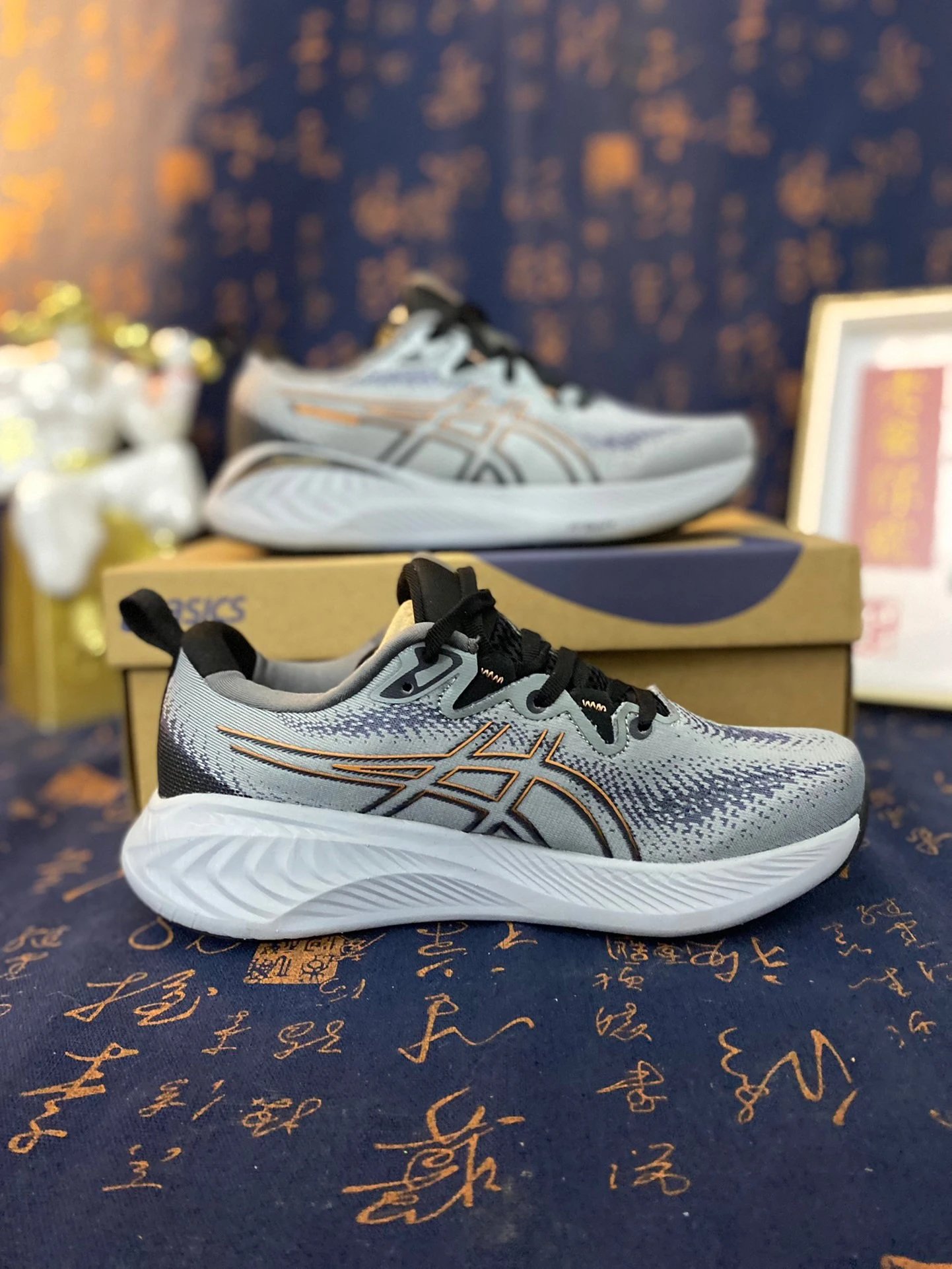 ASICS Lightweight Running Shoes Men Breathable Mesh Trainers