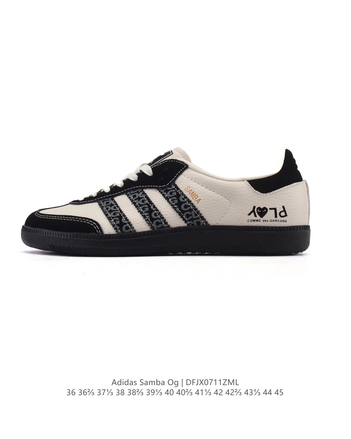 Adidas Samba OG Black White Leather Sneakers