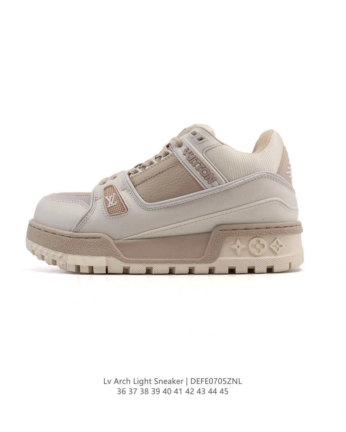 Louis Vuitton Arch Light Beige Monogram Sneaker DEFE0705ZNL