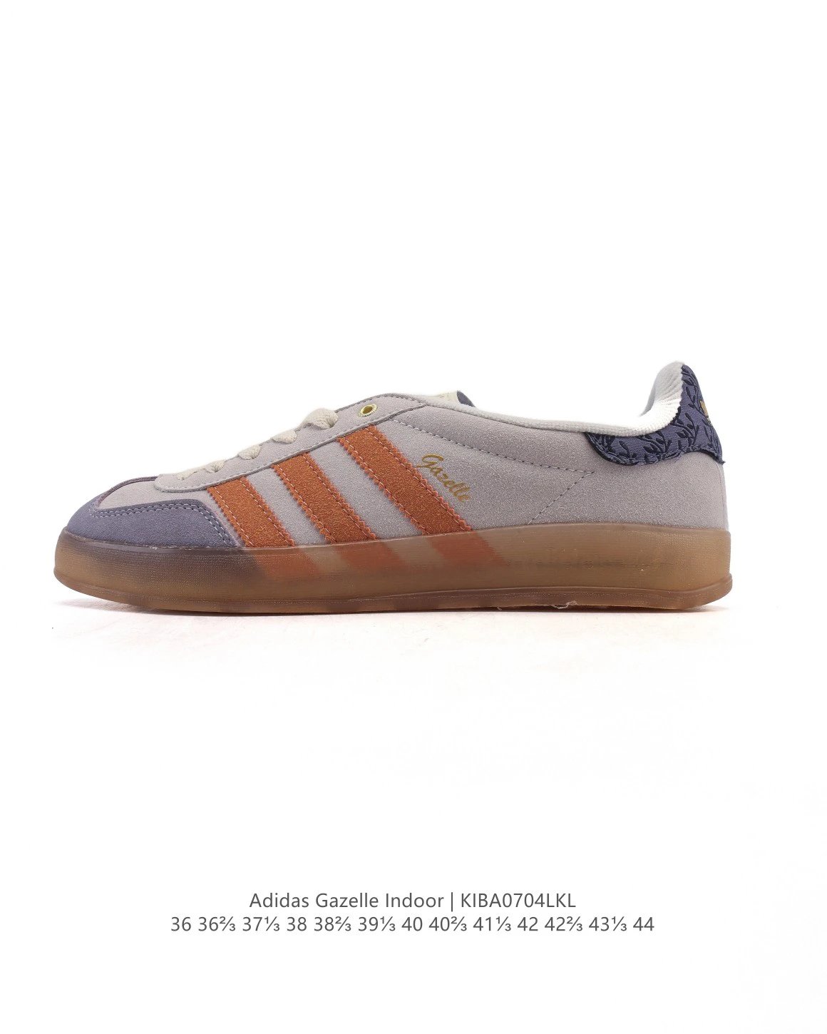 Adidas Gazelle Indoor Suede Orange Gum Sneakers