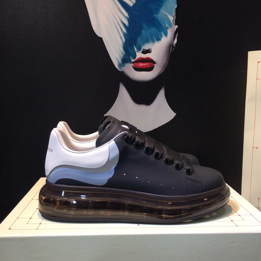 Alexander McQueen Air Sole Black White Sneakers