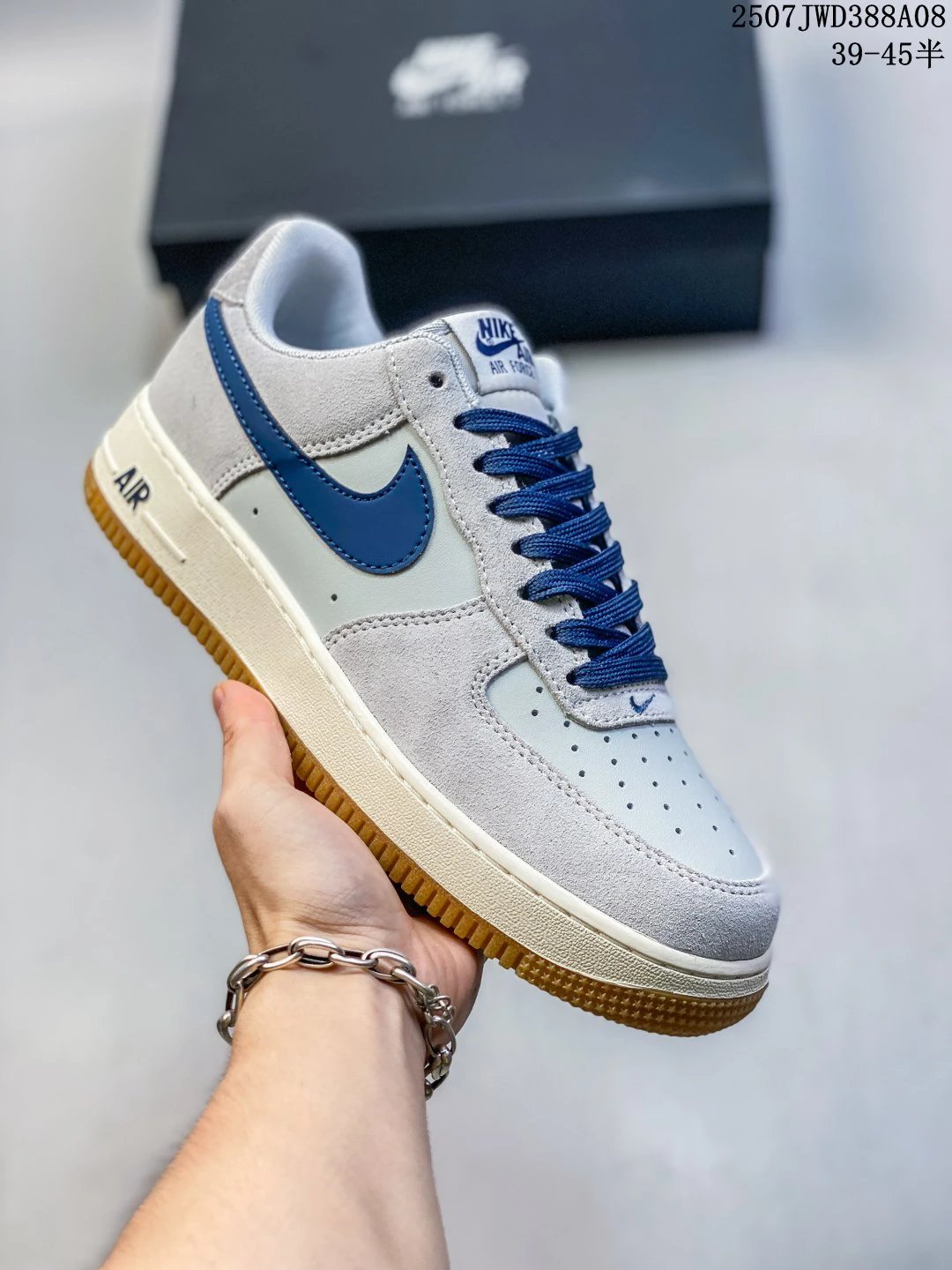 Nike Air Force 1 Blue Suede Men’s Sneakers