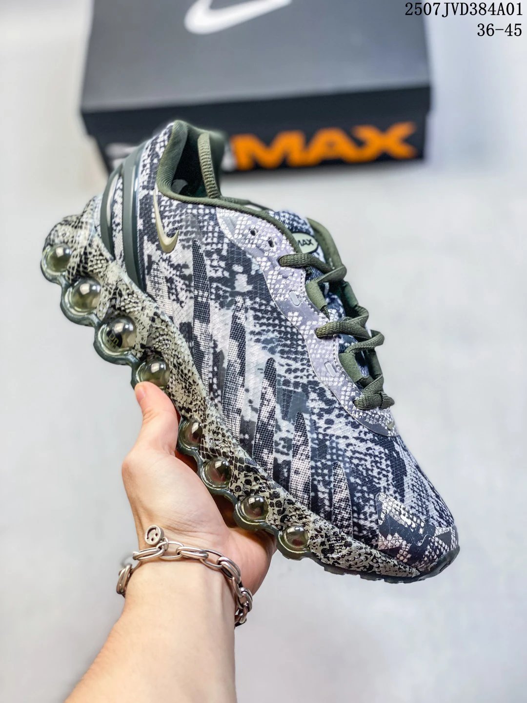 Nike Air Max Snake Print Running Shoes for Men