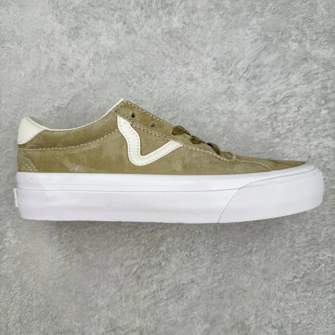 Vans Beige Suede Skate Shoes Men Casual Style